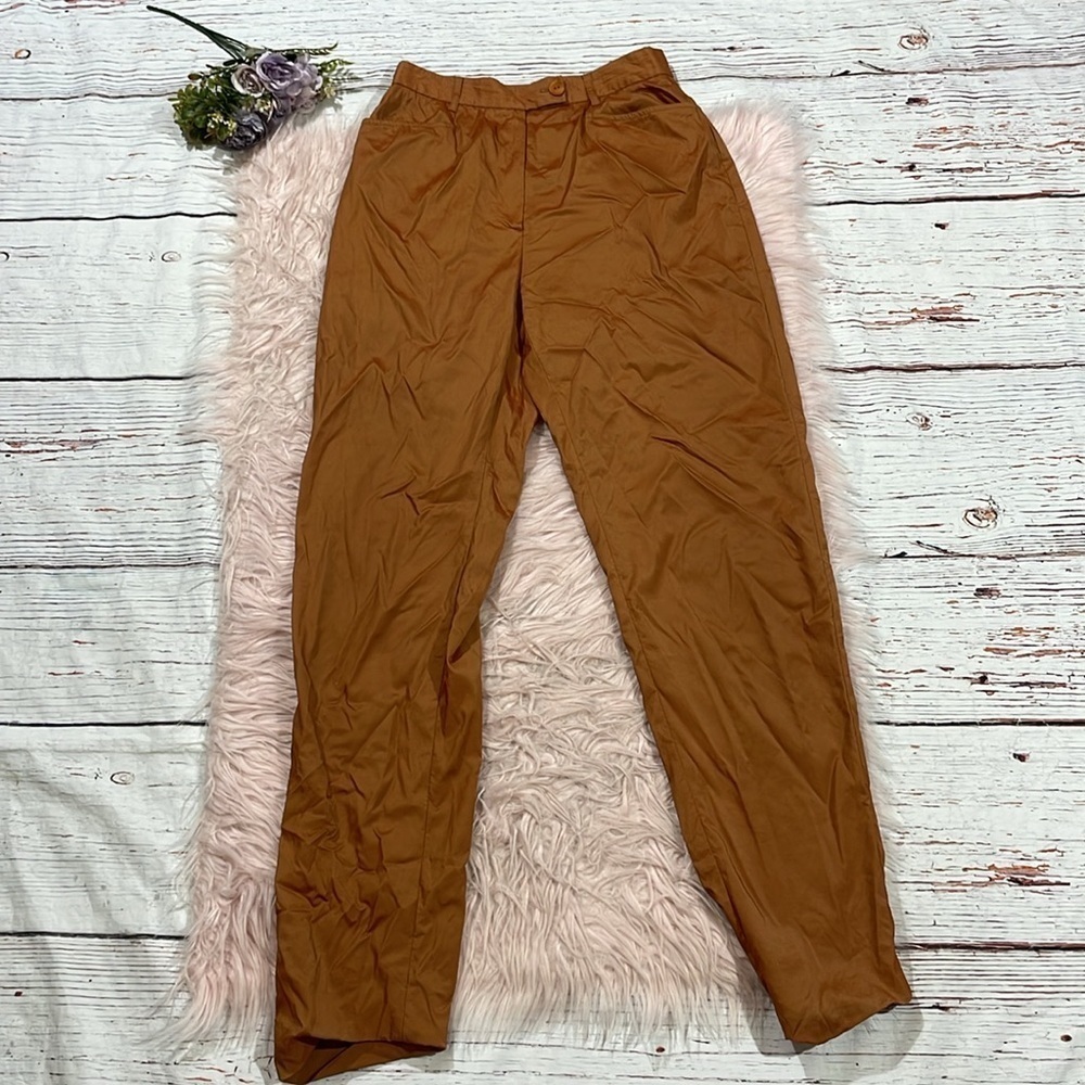 Kenzo Women's Rust Shiny Trousers